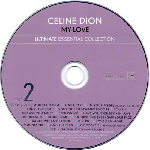 Celine Dion My Love (Ultimate Essential Collection) : CD2